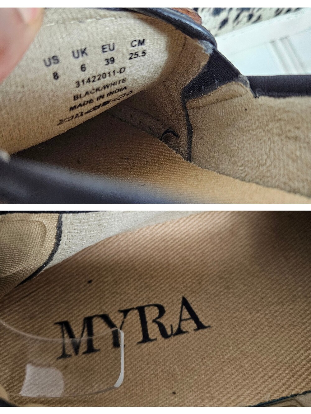 Myra Nehard Sneakers 8 Hand Tooled Leather Cowhide Sunflower Western Brown Black - Picture 14 of 16